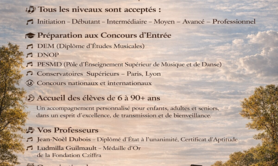 Ludmilla Guilmault - Conservatoire International de piano, Barret Charente