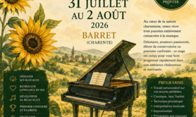 Barret, stage de piano, 3 jours intensifs