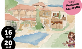 Stage Vacances d'Été 4 / Peinture Aquarelle