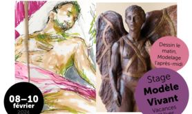 Stage Vacances d'hiver/ Dessin et Modelage Modèle Vivant