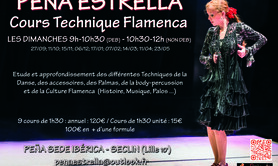 Cours Technique de danse Flamenco - Peña Estrella /Ibérica