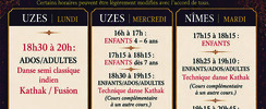 Compagnie Nandila - Cours danses indiennes / Bollywood & Fusion 2026-2027